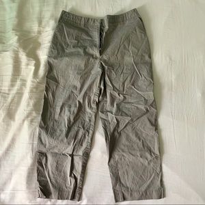 Gray Capri Pants
